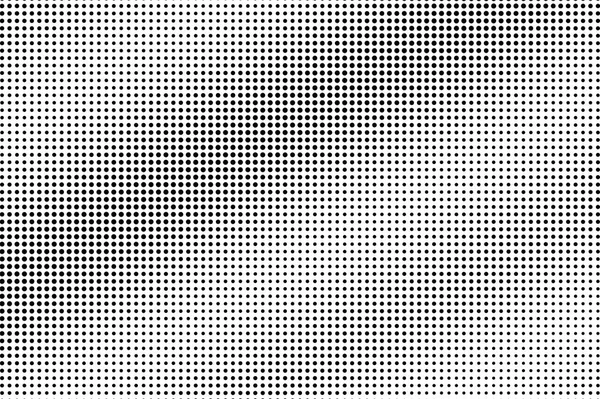 Černobílá Grunge Vektorová Textura Digitální Pop Art Pozadí Diagonální Tečkování — Stockový vektor