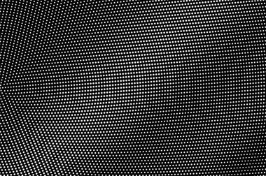 Siyah arka planda beyaz noktalar. Radyal yarım ton vektör dokusu. İnce nokta gradyanı. Klasik efekt için tek renk yarım ton örtüsü. Yüzeyde delik var. Pop sanat tarzı nokta desen kartı