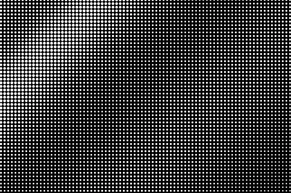 Puntos Blancos Sobre Fondo Negro Textura Vectorial Medio Tono Angustiada — Archivo Imágenes Vectoriales