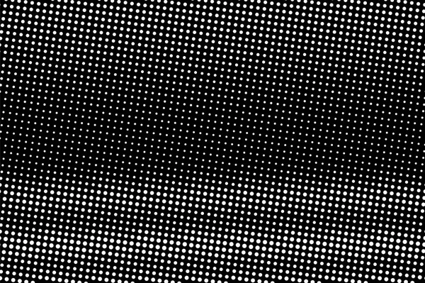 Белые Точки Черном Фоне Контрастная Наполовину Векторная Текстура Горизонтальный Точечный — стоковый вектор