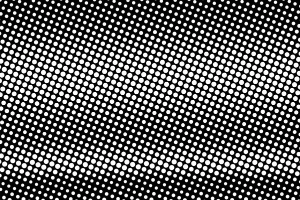 Weiße Punkte Auf Schwarzem Hintergrund Übergroße Halbtonvektortextur Horizontaler Farbverlauf Für — Stockvektor