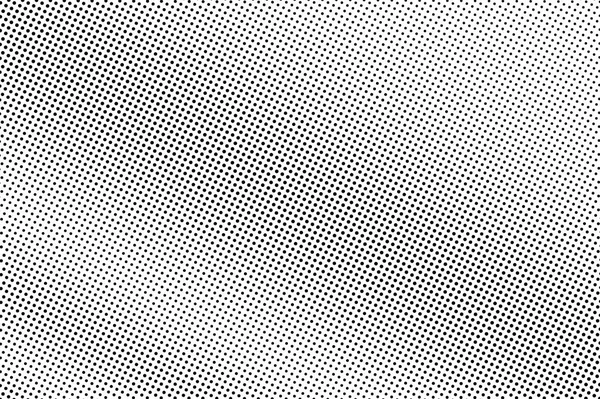 白色半色调上的黑色矢量纹理 粗糙的穿孔表面 葡萄酿造效果的渐变斜度 数码流行艺术背景 单色半色调覆盖 黑墨网点质感卡 — 图库矢量图片