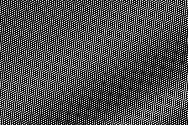 White Dots Black Background Small Halftone Vector Texture Frequent Dotwork — Stock Vector