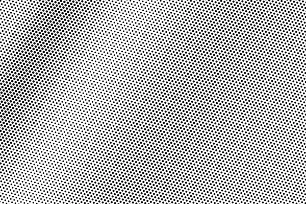 Schwarz Weiße Halbtonvektortextur Glatte Perforierte Oberfläche Diagonaler Punkteverlauf Digitaler Pop — Stockvektor