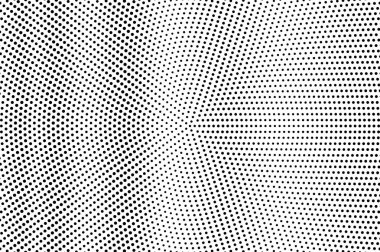 Beyaz yarım ton vektör dokusunda siyah. Seyrek delinmiş yüzey. Mikro nokta gradyanı. Dijital pop sanat geçmişi. Klasik efekt için tek renk yarım ton örtüsü. Siyah mürekkep nokta çizgi film dokusu