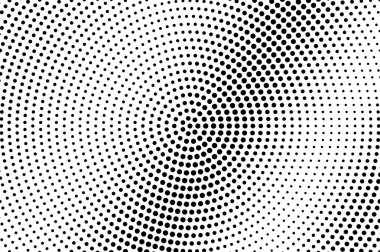 Beyaz arka planda siyah noktalar. Grunge Perforeli yüzey. Kaba yarı ton vektör doku. Diyagonal dotwork gradyan. Vintage tasarım için mono yarı ton kaplama. Pop sanat tarzı nokta doku kartı