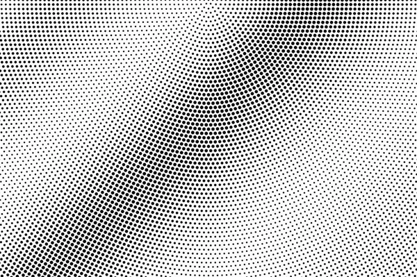 Black Dots White Background Abstract Perforated Surface Smooth Halftone Vector — 스톡 벡터