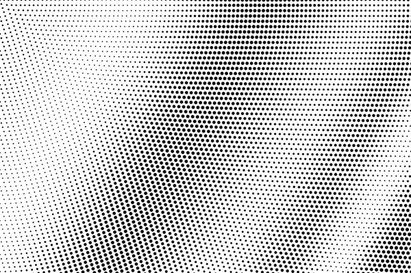 白い背景の黒い点 滑らかな穿孔表面 コントラストのあるハーフトーンベクトルテクスチャ 図のドットワークのグラデーション ヴィンテージデザインのためのモノクロームハーフトーンオーバーレイ ポップアートスタイルドットテクスチャカード — ストックベクタ
