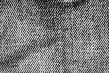 Jeans kumaş doku siyah ve beyaz vektör illüstrasyon