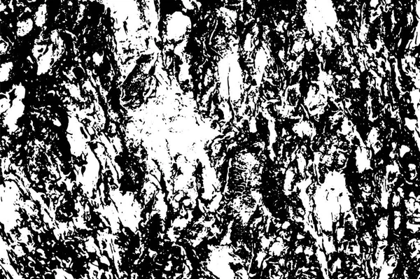 Textura de la piel del árbol ilustración vectorial en blanco y negro — Vector de stock