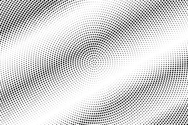 Fondo vectorial de medio tono blanco y negro. Gradiente diagonal de puntos. Superficie punteada a rayas. Semitono punteado descolorido — Vector de stock