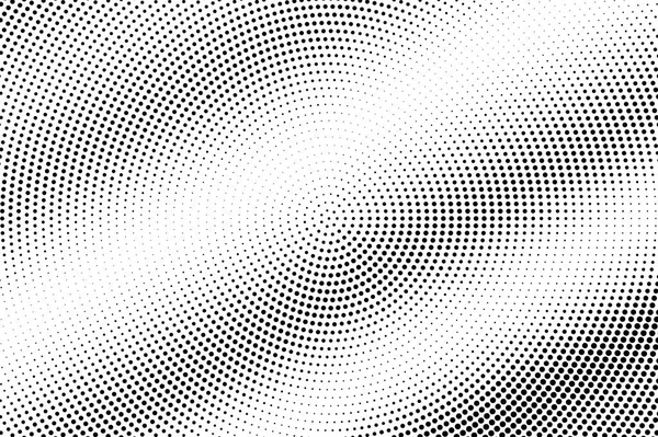 Fondo vectorial de medio tono blanco y negro. Gradiente diagonal de puntos. Superficie punteada descolorida. Medio tono punteado liso — Vector de stock