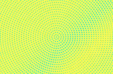 Sarı yeşil yarım ton vektör arkaplan. İnce yarım ton dokusu. Çapraz nokta gradyanı. Canlı noktalı yarım ton
