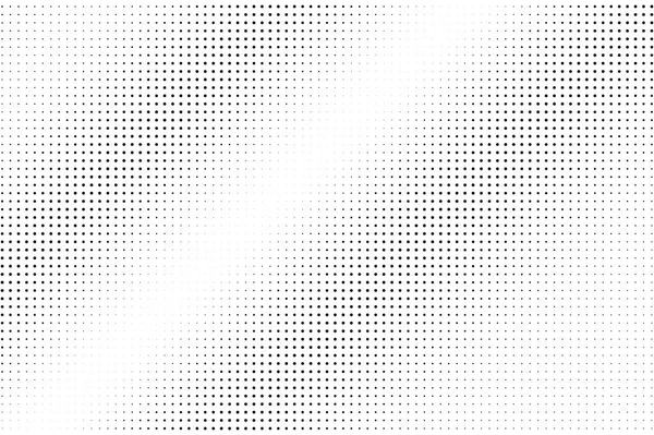 Svart och vit halv tons vektor bakgrund. Diagonal gradient på regelbunden dotwork konsistens. Glesa prickig halvton. — Stock vektor