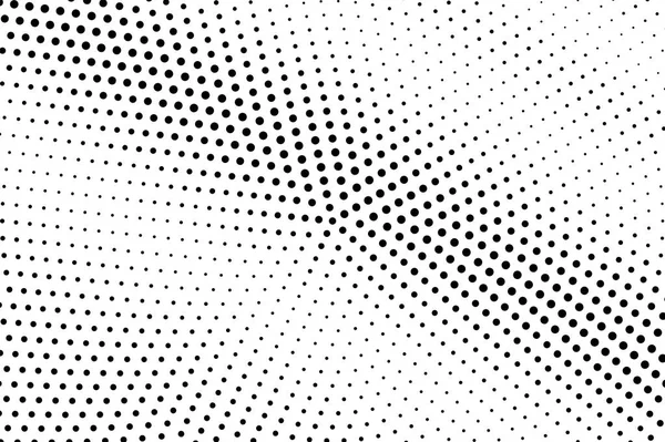 Černobílé půltónové vektorové pozadí. Diagonální gradient na hrubé tečkované textuře. Vrč tečkovaný polotón. — Stockový vektor