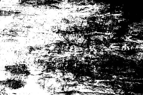 Textura de madeira velha preta e branca. Superfície de madeira suja traçado fundo vetor. Raspe a textura natural — Vetor de Stock