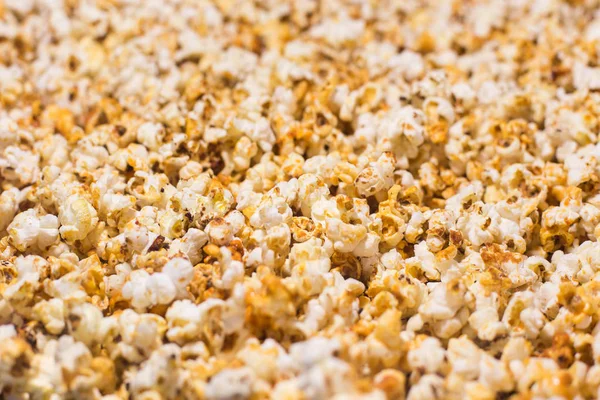Sfondo Macro Popcorn — Foto Stock