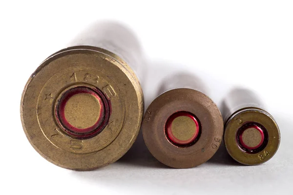 Bullets on a white background — Stock Photo, Image