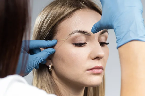 Client dans un salon de beauté — Photo