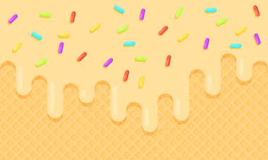 Tatlı dondurma doku arka plan desen duvar kağıdı. görüntü