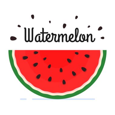 Karpuz kutsal kişilerin resmi içinde düz bir stil