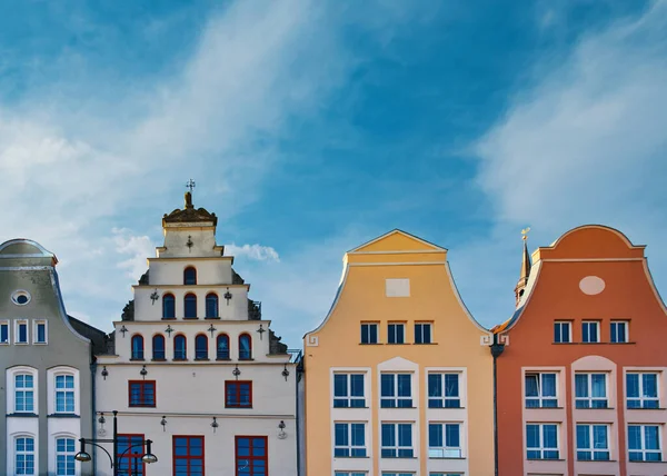 Rostock Óvárosi Városkép Németországban — Stock Fotó