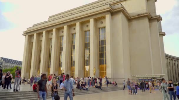 Paris Frankrike Juni 2018 Interiör Museum Arkitektur Cite Architecture Patrimoine — Stockvideo