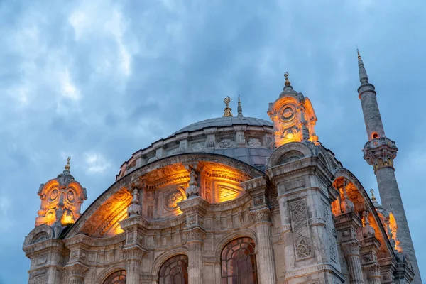 Ortakoy Moskee Besiktas Istanboel Turkije — Stockfoto