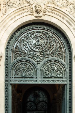 Güzel vintage kapıya ayrıntıları