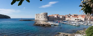 Bağlantı noktası eski şehir Dubrovnik, Hırvatistan