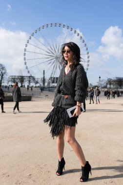 Paris, Fransa, Mart 2016: Paris moda haftası