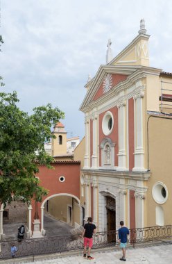 Immaculate Conception Antibes, French Riviera, Fransa için kilisenin Barok yapı