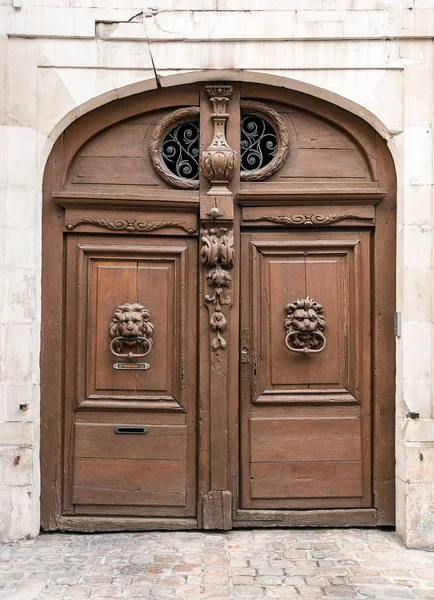 Красиві Старовинні Деталі Дверей — стокове фото