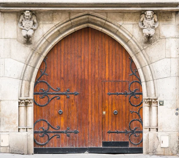 Bellissimi Dettagli Porta Vintage — Foto Stock