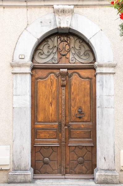 Beaux Détails Porte Vintage — Photo