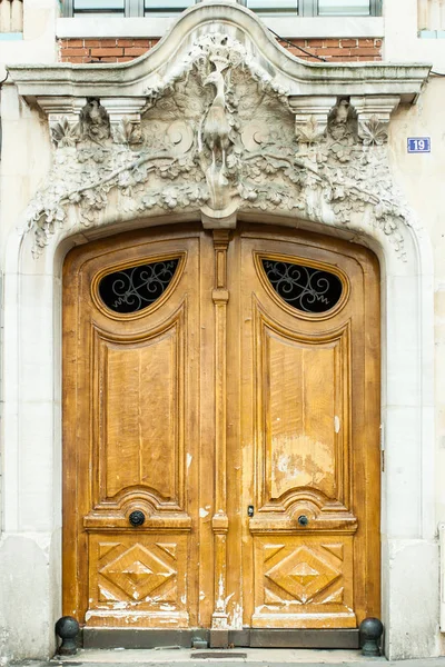 Bellissimi Dettagli Porta Vintage — Foto Stock