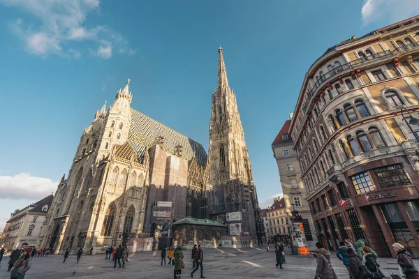 View Stephen Cathedral Vienna — стоковое фото