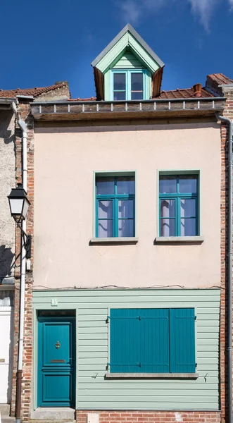 Colorful House Facade Canal Saint Leu Amiens France — Stock Photo, Image