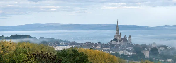 Vista Panorâmica Margem Esquerda Arles Sul França — Fotografia de Stock