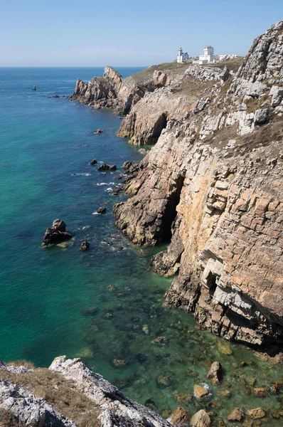 Toulinget Cap Camaret Sur Mer Brittany France — стоковое фото