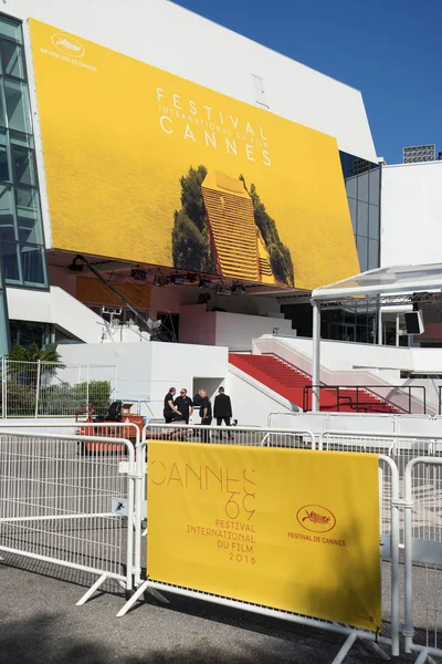 Cannes Francia Mayo 2016 Palacio Del Festival Cine Cannes Acoge — Foto de Stock
