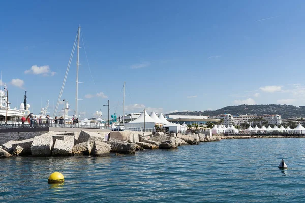 Cannes Fransa Mayıs 2016 Suquet Görünümü Mont Chevalier Eski Bölgesi — Stok fotoğraf