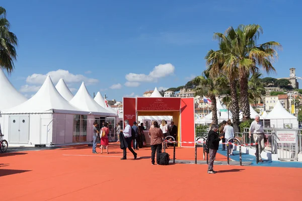 Cannes Francia Mayo 2016 Pueblo Internacional Durante 69º Festival Cannes — Foto de Stock