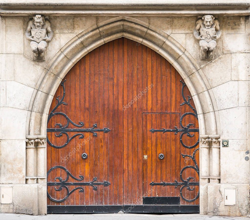 Beautiful vintage door details