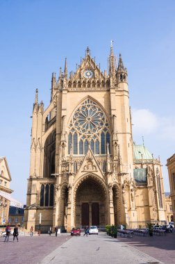 Katedral Saint-Etienne de Metz, Lorraine, Fransa