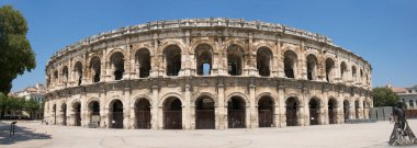 Antik Roma amfi tiyatro nimes, Fransa