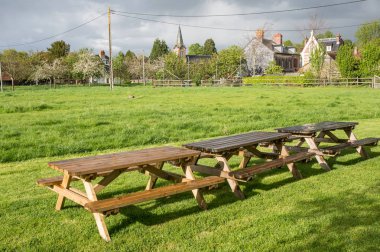 Piknik Beuvron tr Auge, Normandy, Fransa için iyi bir yer