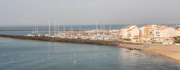 Старый Порт Cap Agde Утром Эро Франция — стоковое фото