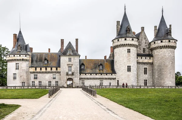 Zámek Sully Sur Loire Francie Tento Hrad Nachází Údolí Loiry — Stock fotografie