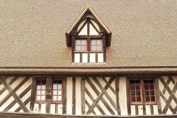 Timber Framing Byggnad Chartres Frankrike — Stockfoto